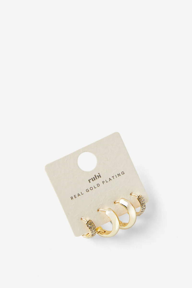 Rubi 2Pk Mid Earring